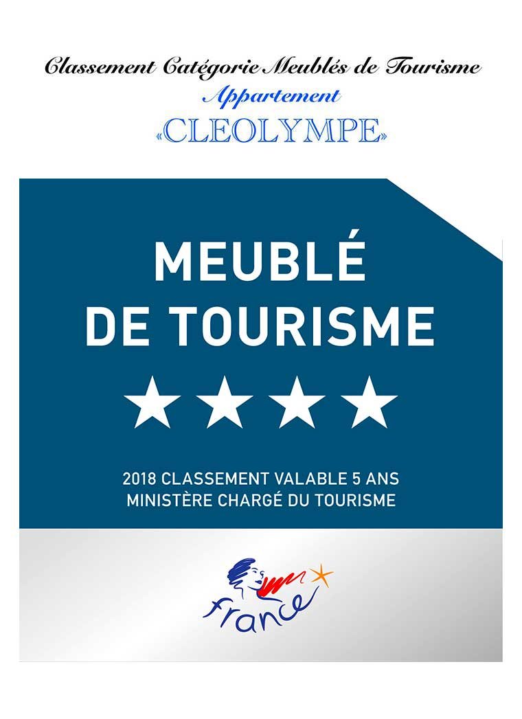 Location de vacances Cléolympe à Saint-Malo 4 étoiles Meublé de Tourisme