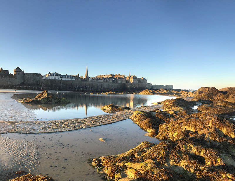 Saint-Malo Intra-Muros devant le Fort National